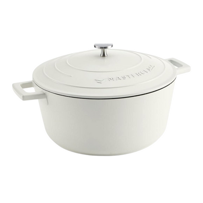 MasterClass 5L Deep Casserole Dish with Lid – 28cm Lightweight Cast Aluminium, Induction & Oven Safe