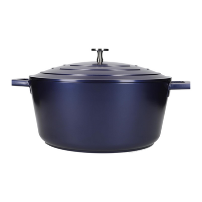 MasterClass 5L Deep Casserole Dish with Lid – 28cm Lightweight Cast Aluminium, Induction & Oven Safe