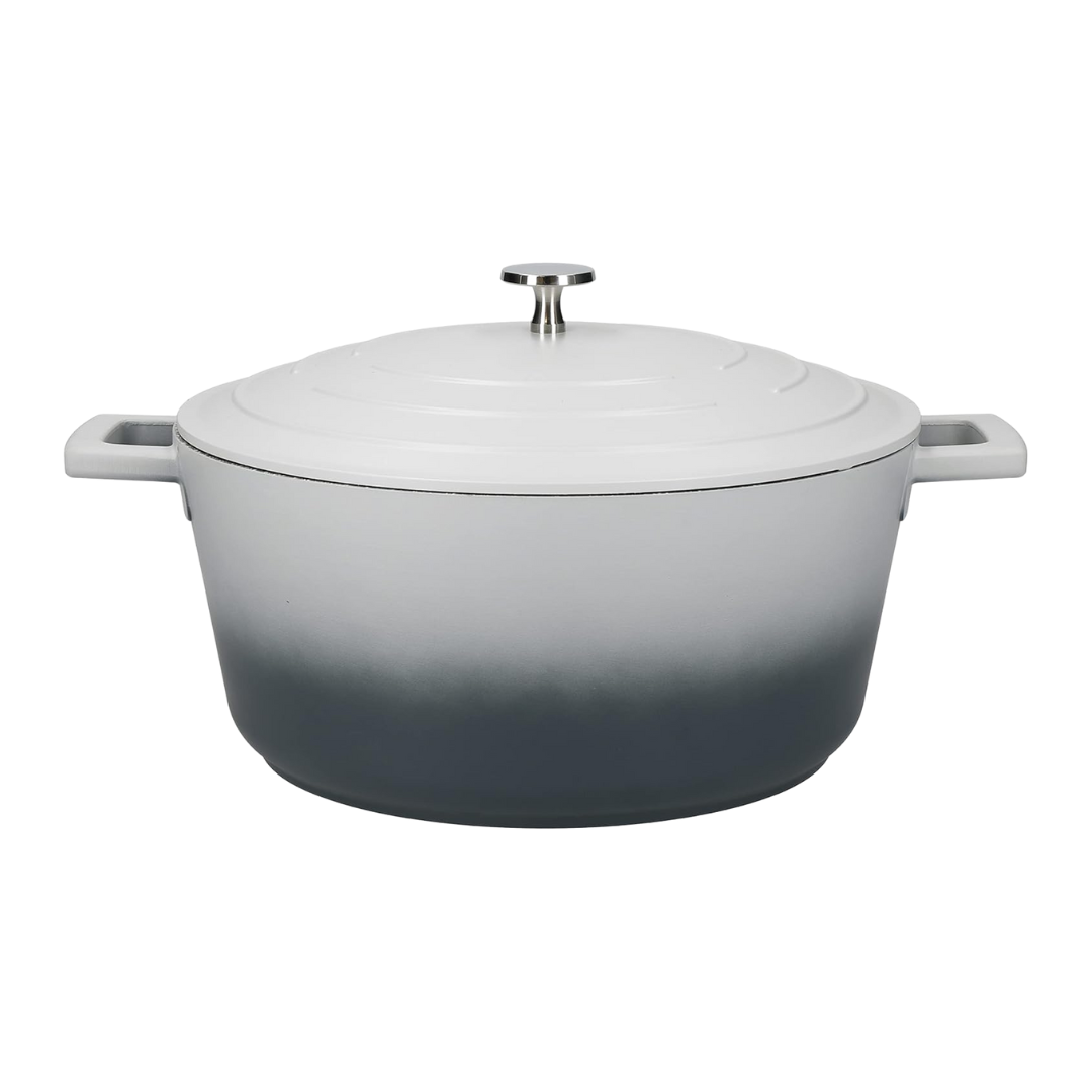 MasterClass 5L Deep Casserole Dish with Lid – 28cm Lightweight Cast Aluminium, Induction & Oven Safe