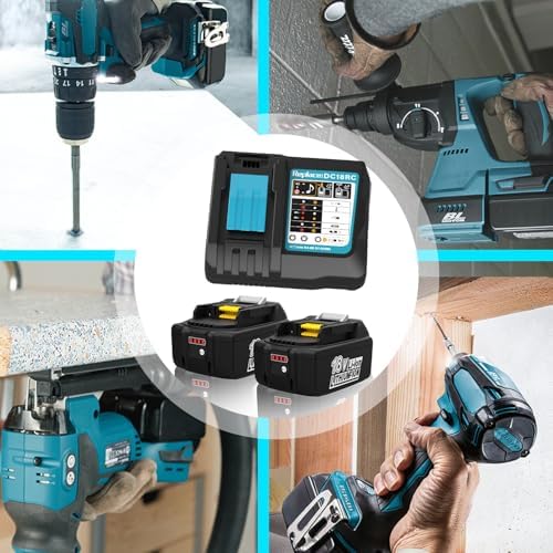 Makita 18V Battery & Charger Set – Includes Carry Case | Portable Power Solution